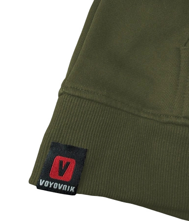 Bluza męska z kapturem VOYOVNIK "Campcraft Stories" - olive