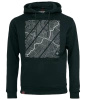Bluza męska z kapturem VOYOVNIK "Urban Wayfinder (mono)" - czarna