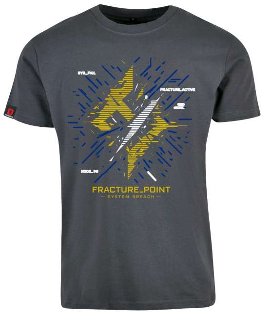 Koszulka męska VOYOVNIK "Fracture Point" - szara