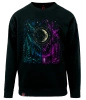 Bluza męska VOYOVNIK "Lunar Echo" - czarna