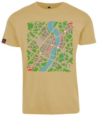 Koszulka męska VOYOVNIK "Urban Wayfinder" - jasny beż