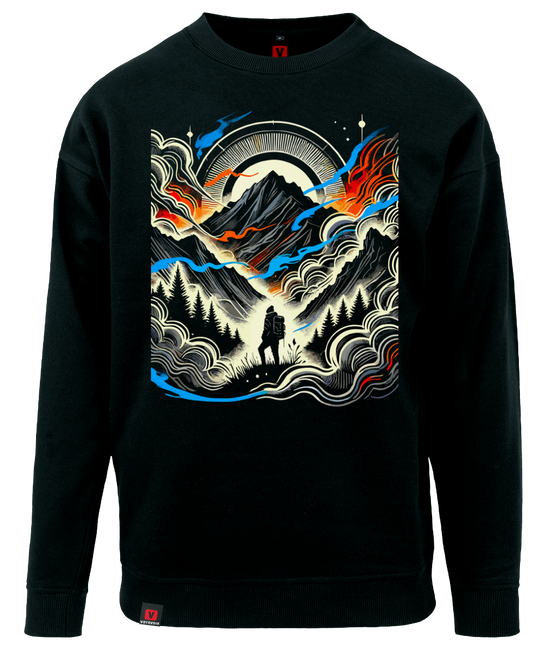 Bluza męska VOYOVNIK "Misty Voyager" - czarna