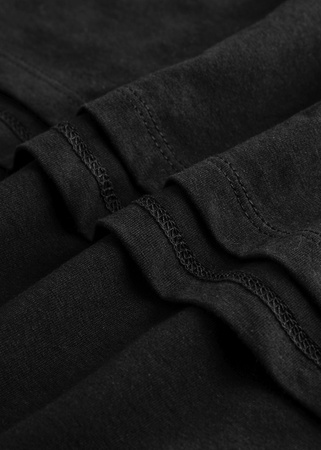 Koszulka damska oversize VOYOVNIK "Northern Stillness" - czarna
