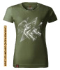 Koszulka damska standard VOYOVNIK "Edge Rush (mono)" - khaki