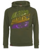 Bluza męska z kapturem VOYOVNIK "MTB Flow" - olive
