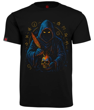 Koszulka męska VOYOVNIK "Ink Warden" - czarna, rozmiar L [OUTLET]