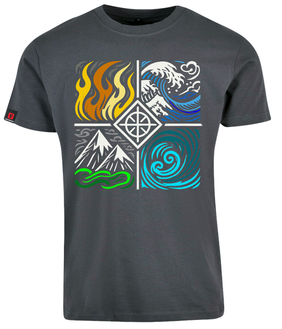 Koszulka męska VOYOVNIK "Four Elements" - szara