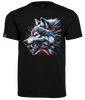 Koszulka męska VOYOVNIK "Lone Wolf" - czarna